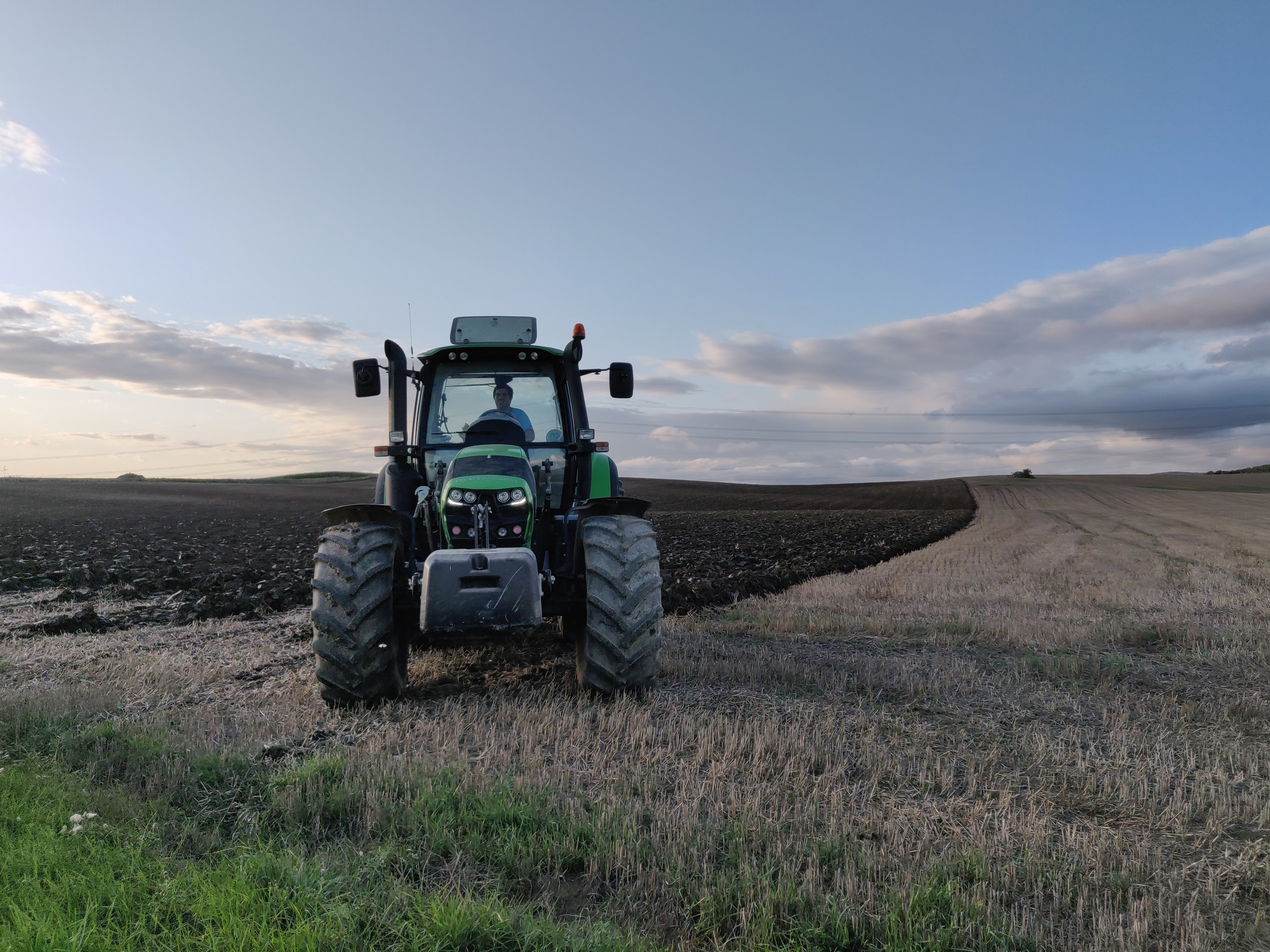 Tractor Deutz en la explotación